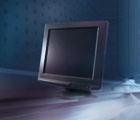 Monitor Photo for Silicon Image by Christine Arthur
